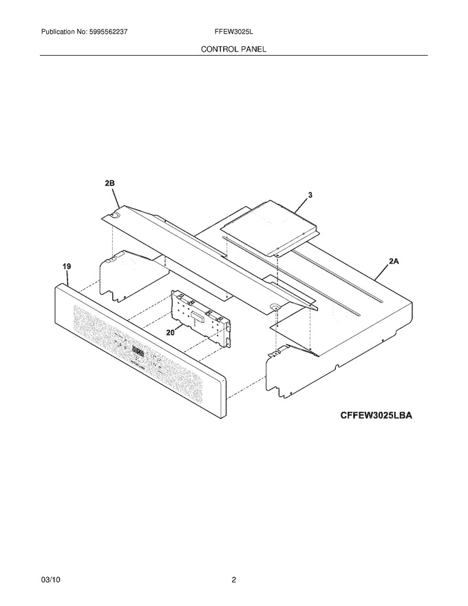 Diagram for FFEW3025LBA