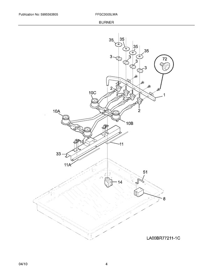 Diagram for FFGC3005LWA