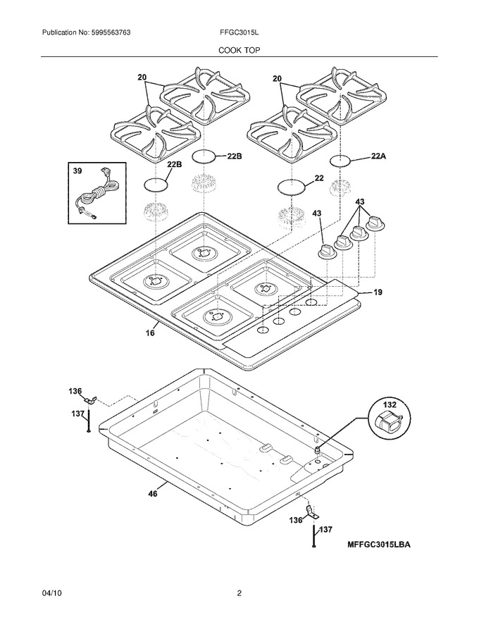 Diagram for FFGC3015LWA