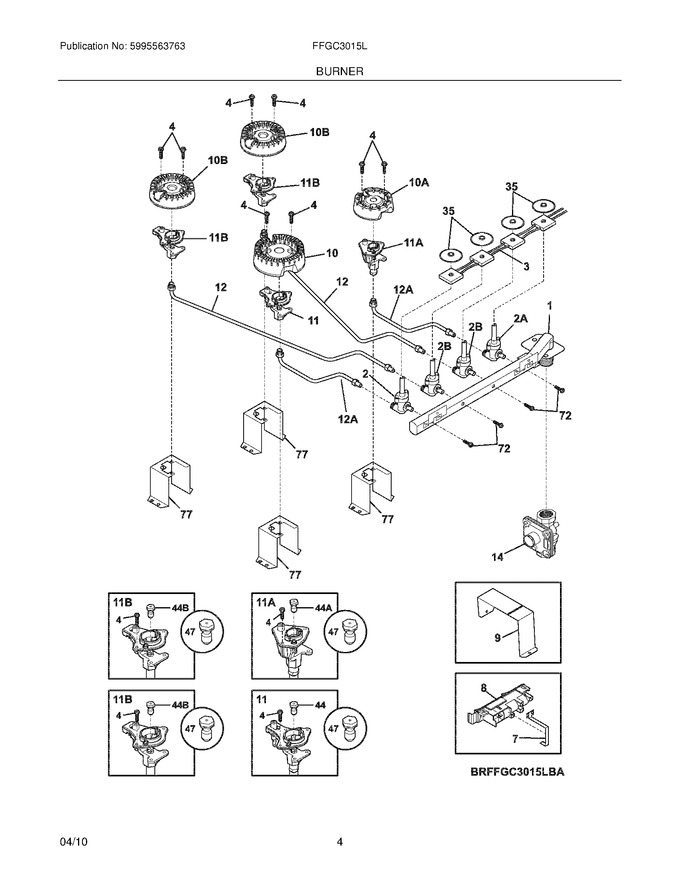Diagram for FFGC3015LBA