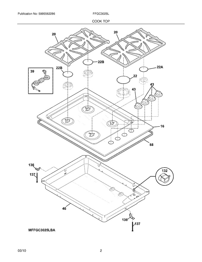 Diagram for FFGC3025LBA