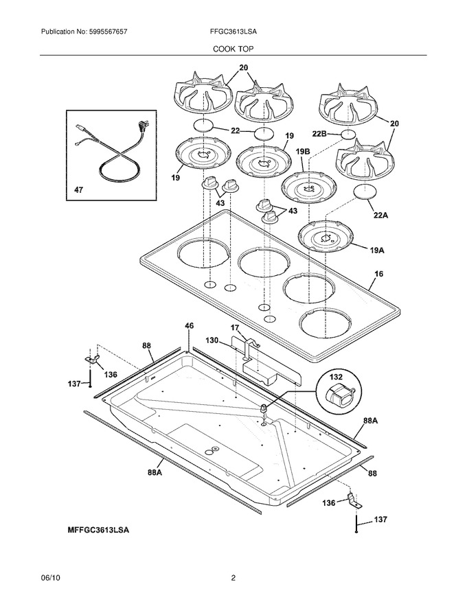Diagram for FFGC3613LSA
