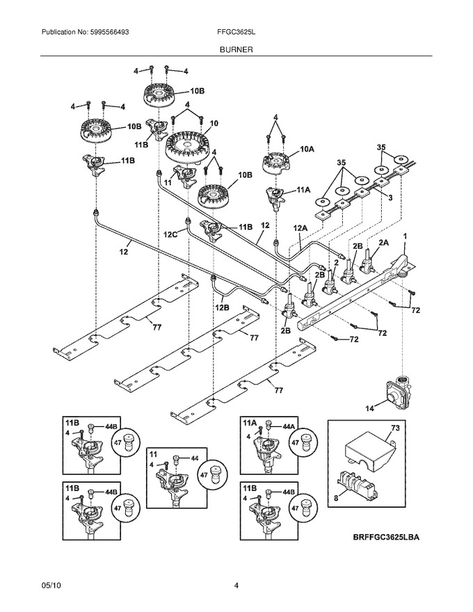 Diagram for FFGC3625LBA