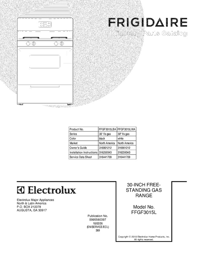 Diagram for FFGF3015LWA