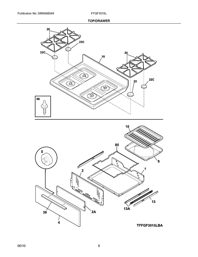 Diagram for FFGF3015LWB