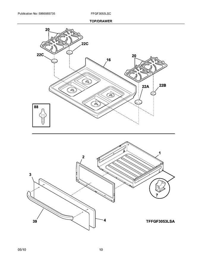 Diagram for FFGF3053LSC