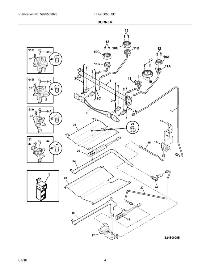 Diagram for FFGF3053LSD