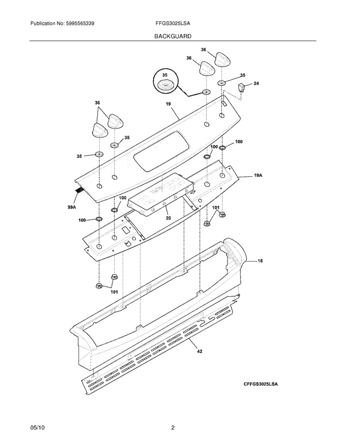 Diagram for FFGS3025LSA