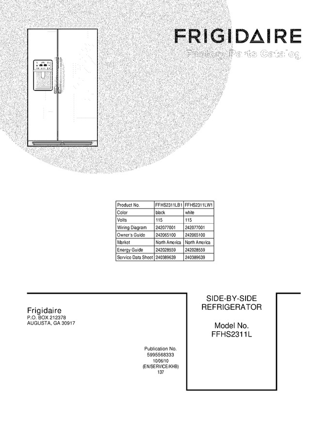 Diagram for FFHS2311LW1
