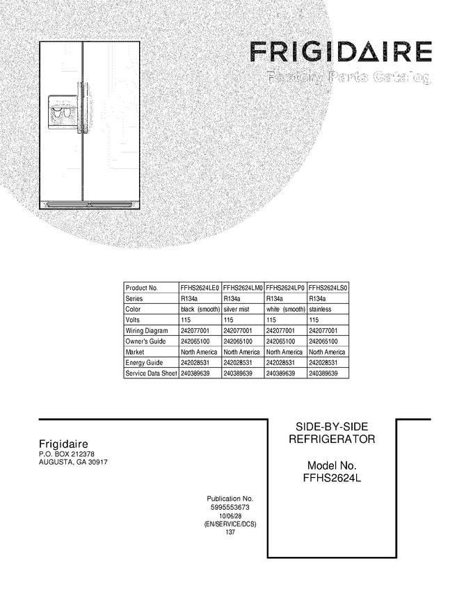 Diagram for FFHS2624LS0