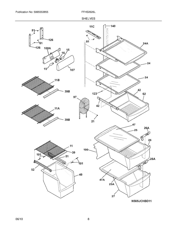 Diagram for FFHS2626LE0