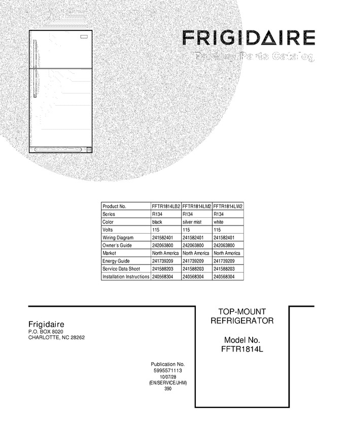Diagram for FFTR1814LW2