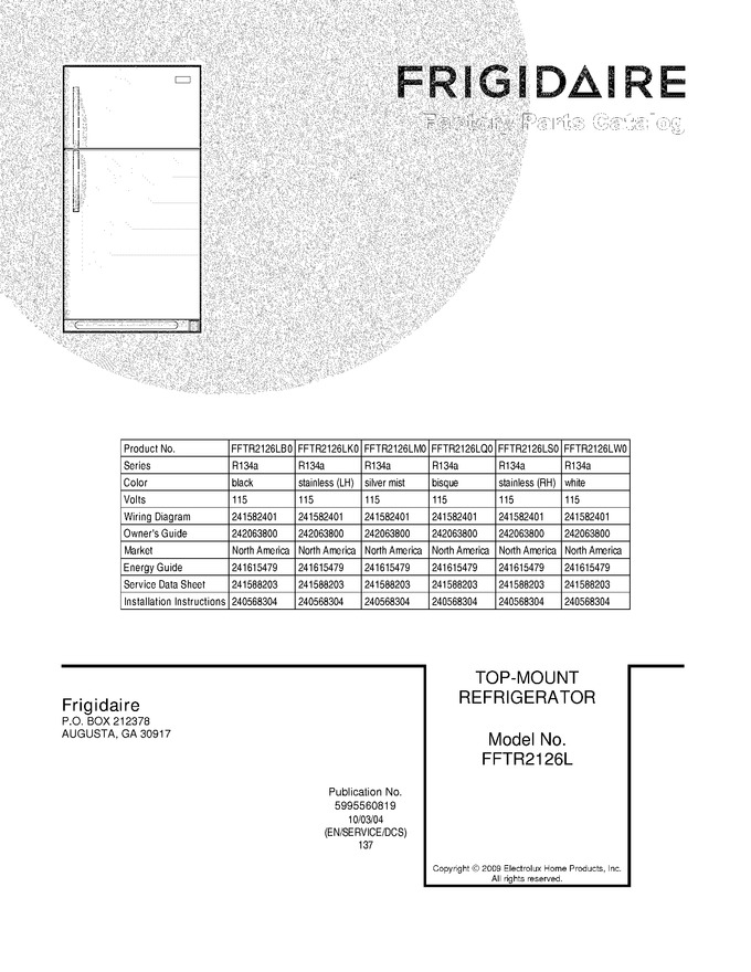 Diagram for FFTR2126LK0