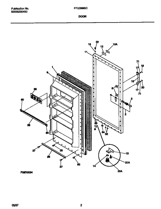Diagram for FFU09M5CW2