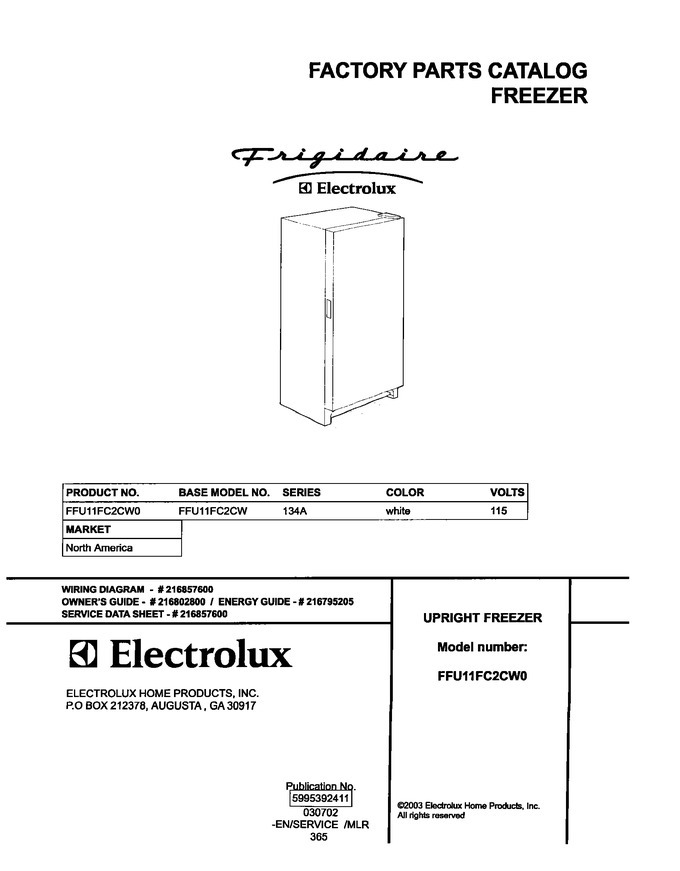 Diagram for FFU11FC2CW0