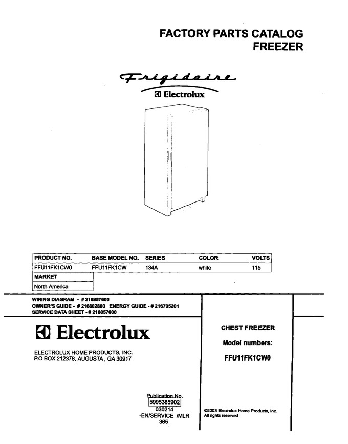 Diagram for FFU11FK1CW0