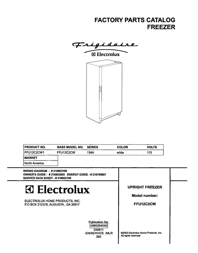 Diagram for FFU12C2CW1