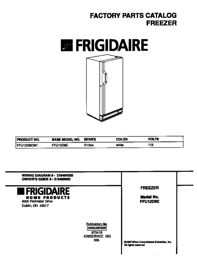 Diagram for FFU12D9EW1