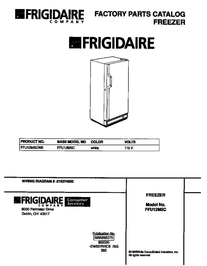 Diagram for FFU12M5CW0