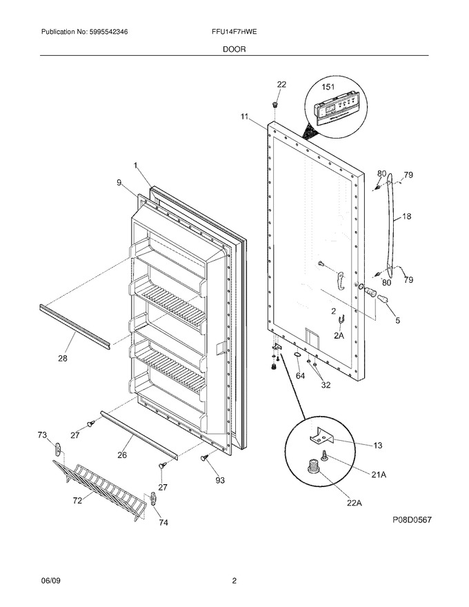 Diagram for FFU14F7HWE