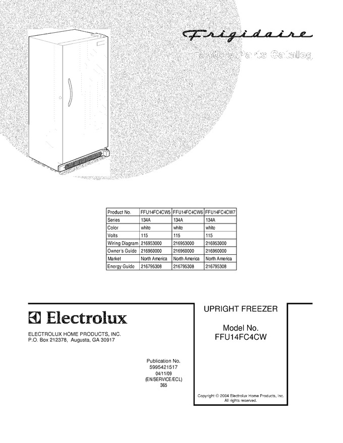 Diagram for FFU14FC4CW5