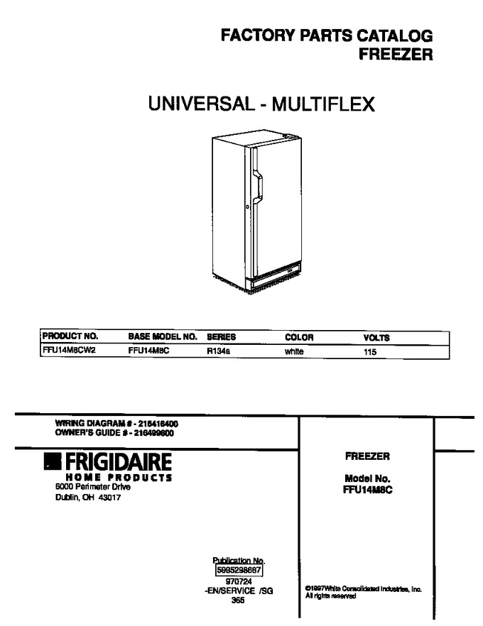 Diagram for FFU14M8CW2