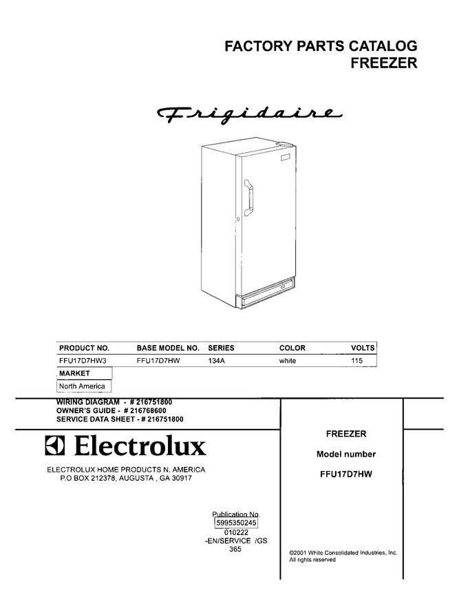 Diagram for FFU17D7HW3