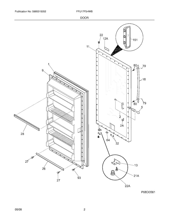 Diagram for FFU17F5HWB