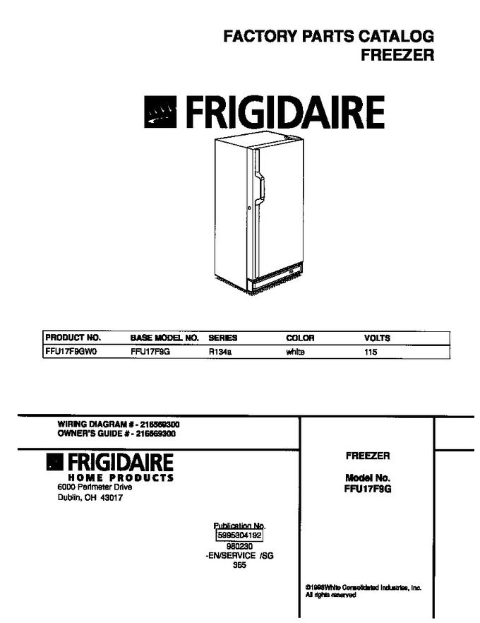 Diagram for FFU17F9GW0