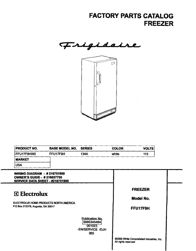 Diagram for FFU17F9HW2