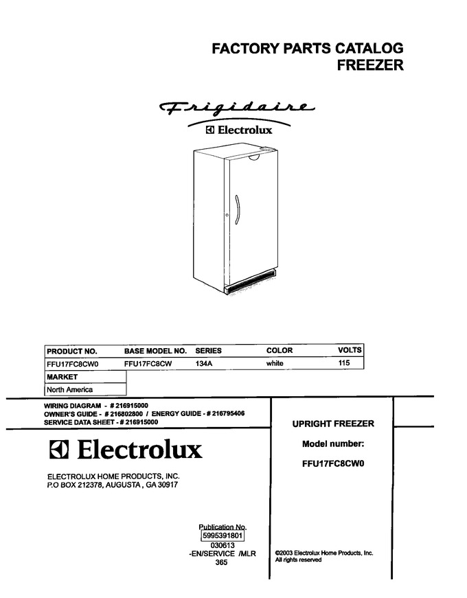 Diagram for FFU17FC8CW0