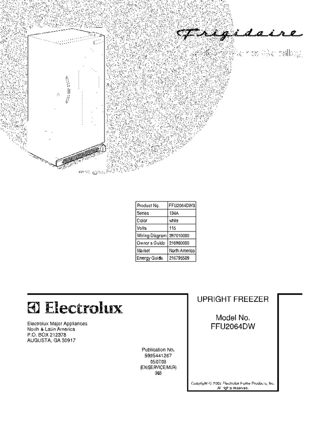 Diagram for FFU2064DW3