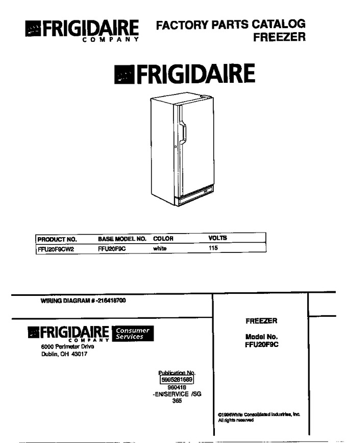 Diagram for FFU20F9CW2