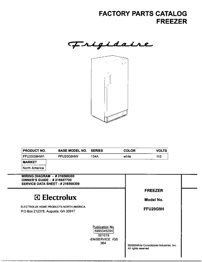 Diagram for FFU20G9HW1
