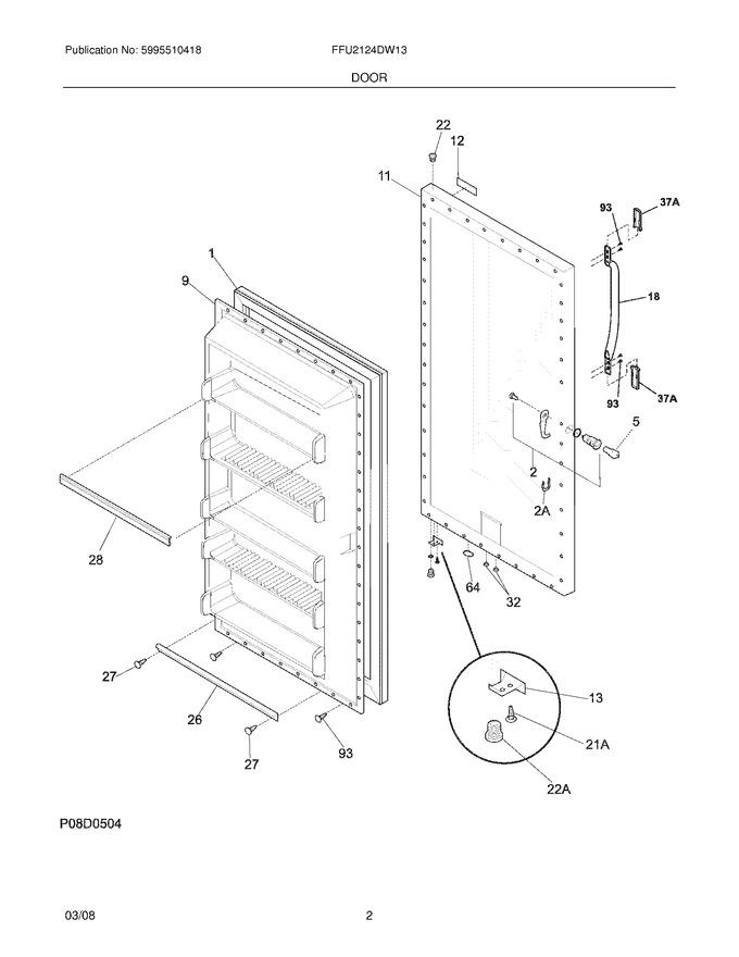 Diagram for FFU2124DW13