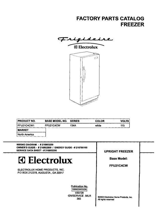 Diagram for FFU21C4CW1