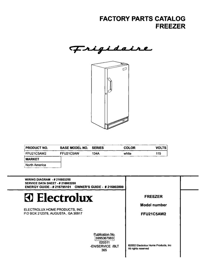 Diagram for FFU21C5AW2