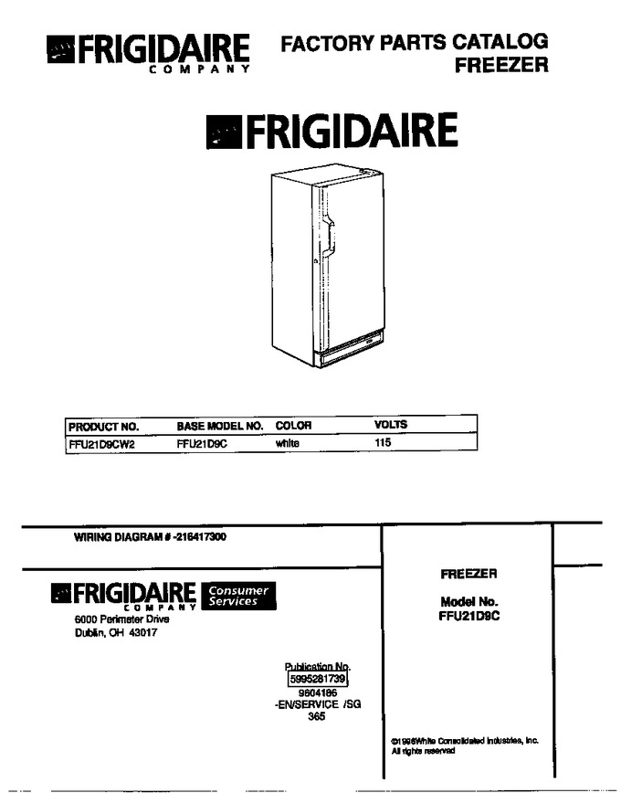 Diagram for FFU21D9CW2