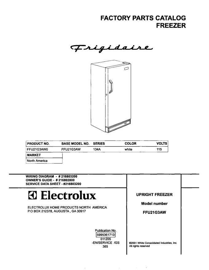 Diagram for FFU21G3AW0