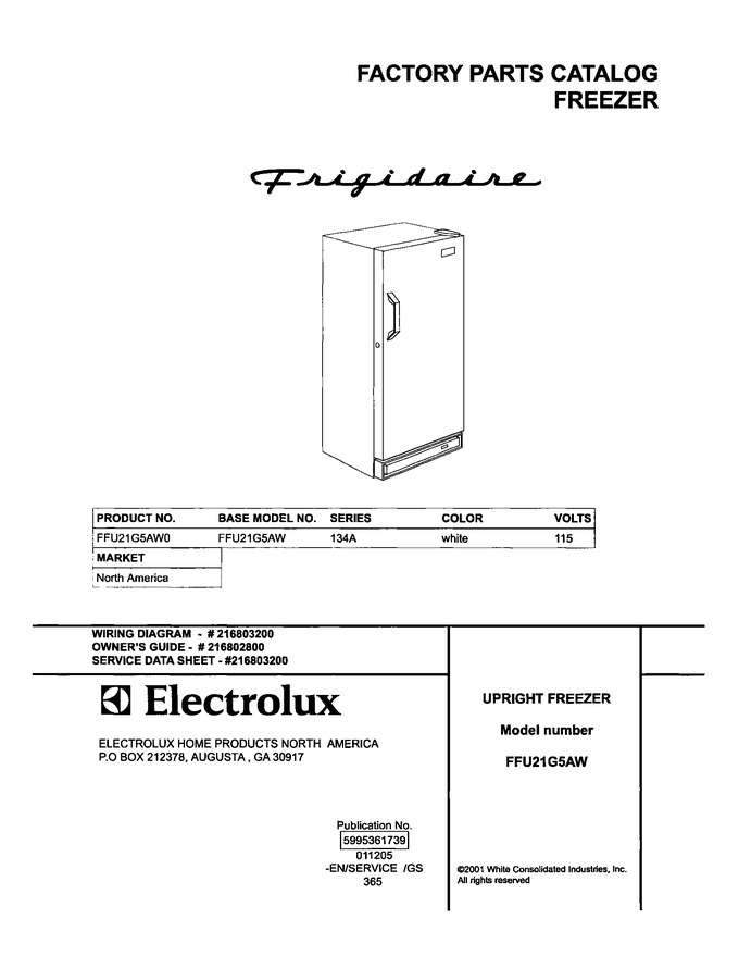 Diagram for FFU21G5AW0