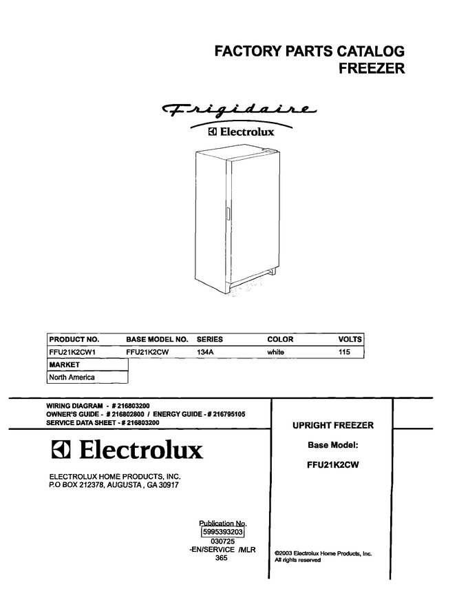 Diagram for FFU21K2CW1