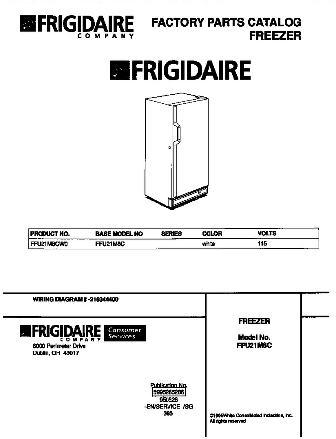Diagram for FFU21M8CW0
