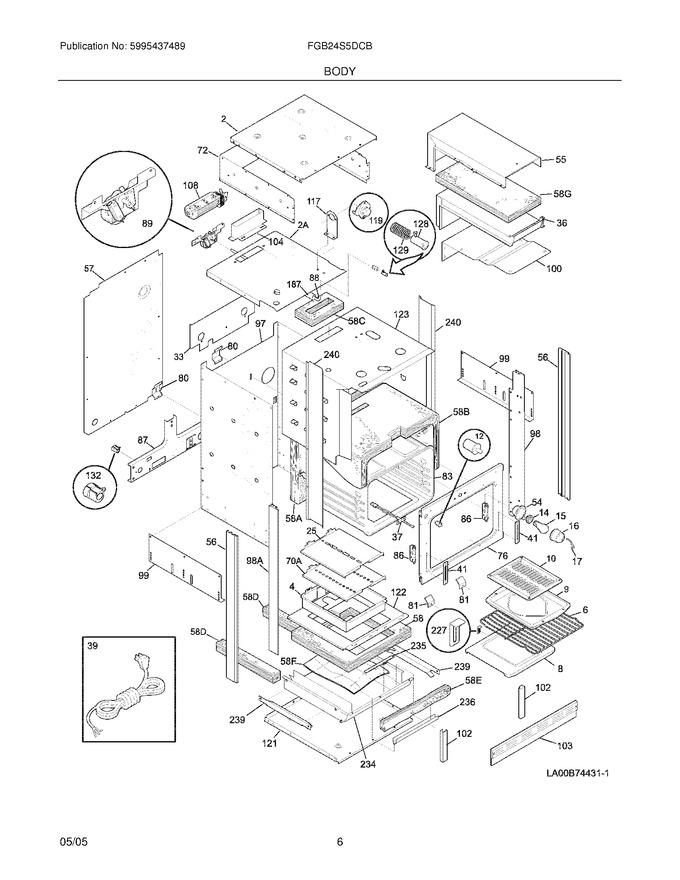 Diagram for FGB24S5DCB