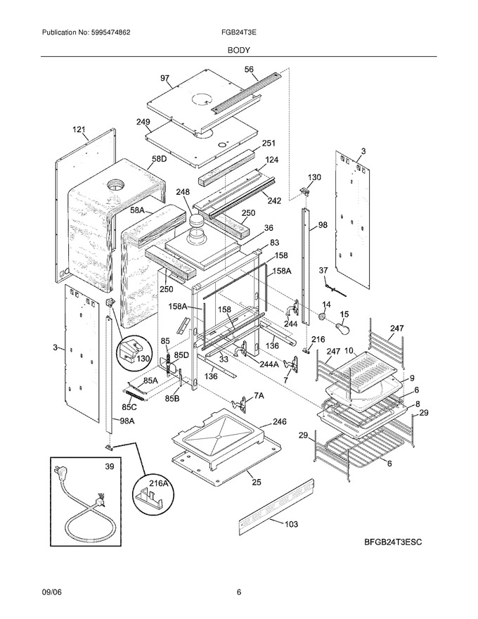 Diagram for FGB24T3ESC
