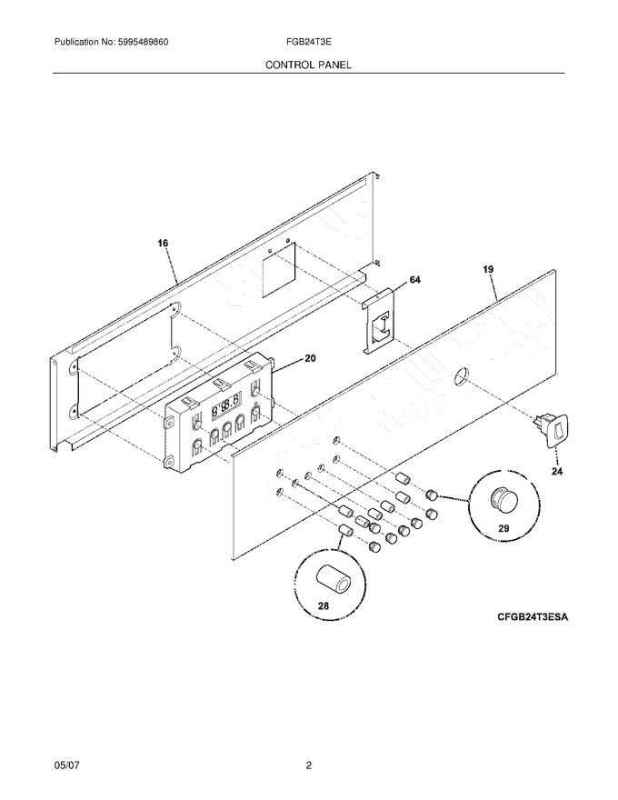 Diagram for FGB24T3ESD