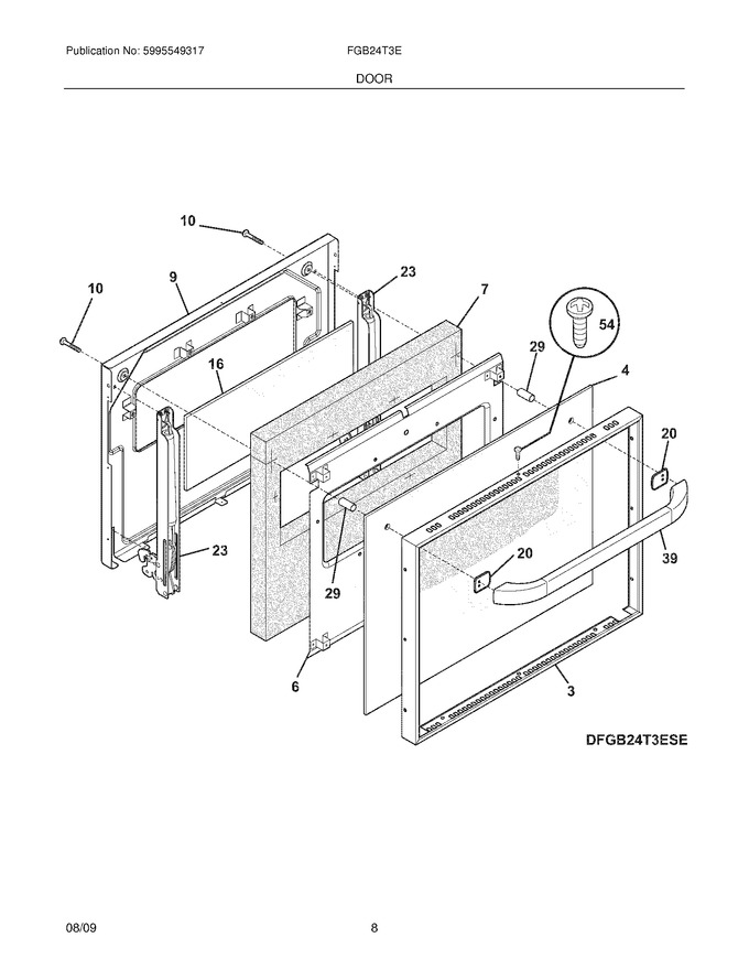 Diagram for FGB24T3EBE