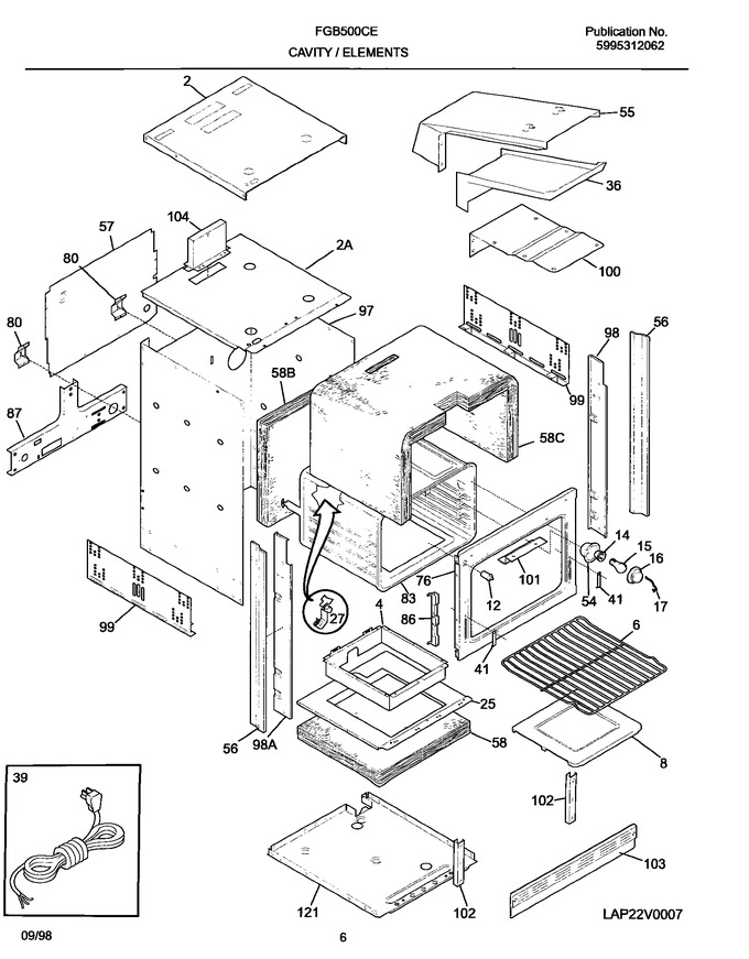 Diagram for FGB500CEBF