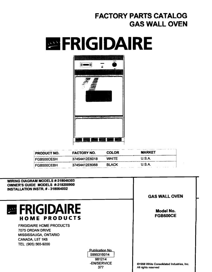 Diagram for FGB500CEBH