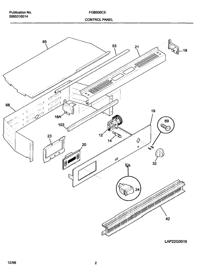 Diagram for FGB500CEBH
