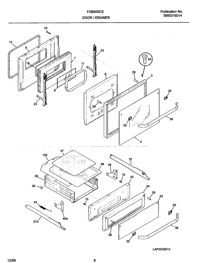 Diagram for FGB500CEBH